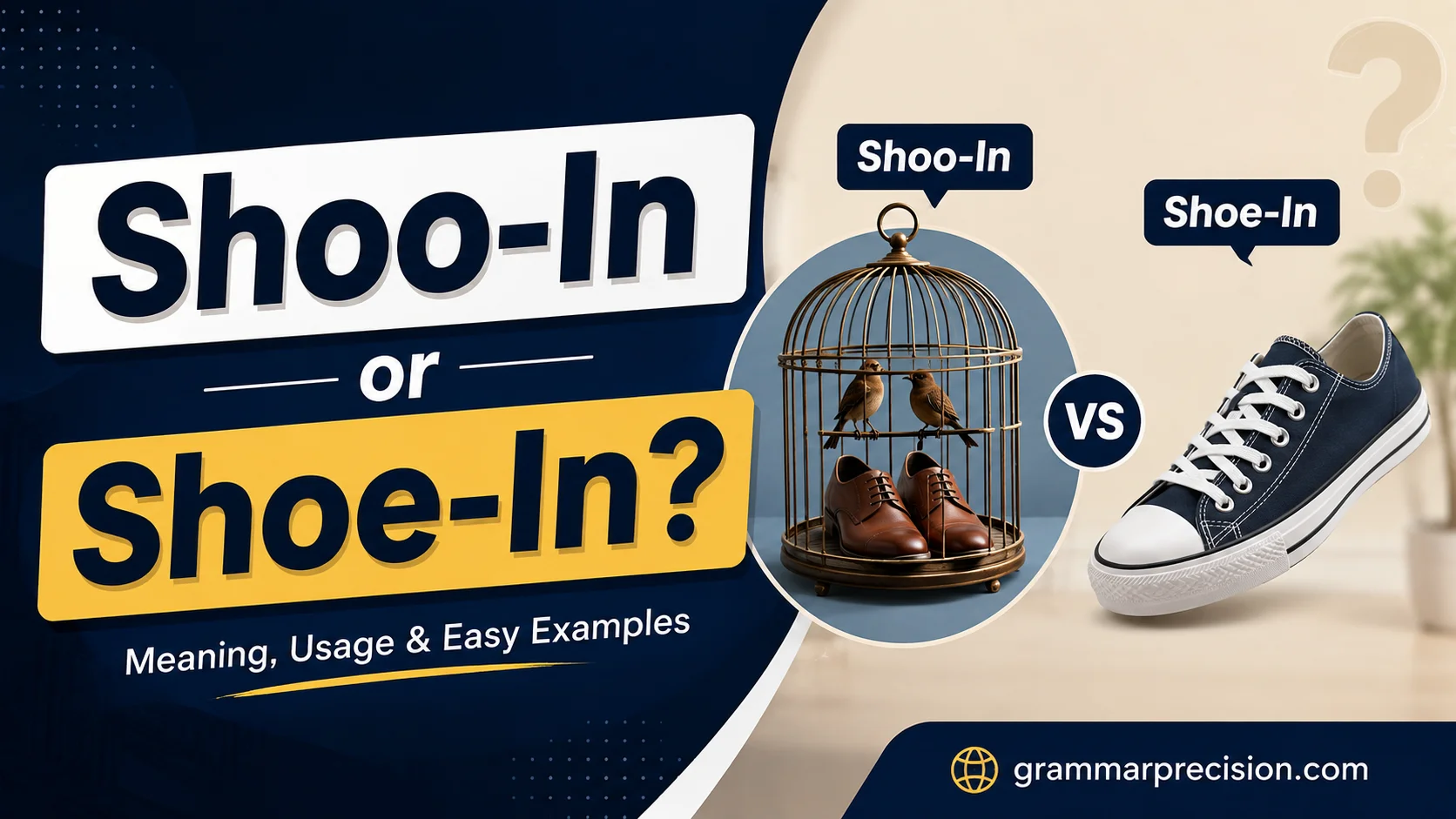 Shoo-In or Shoe-In?
