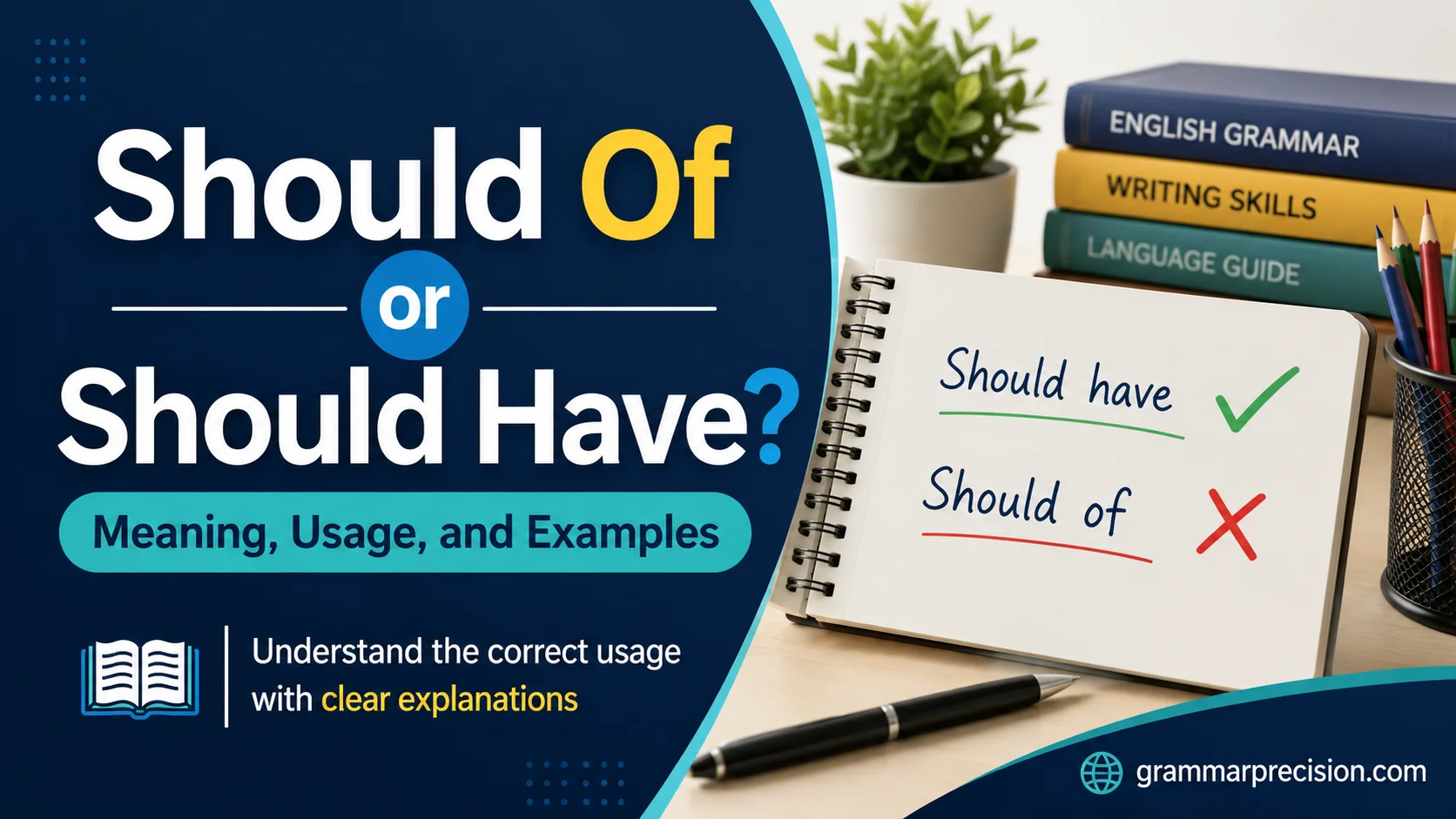 Should Of or Should Have? Meaning, Usage, and Examples