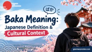 Baka Meaning: Japanese Definition & Cultural Context