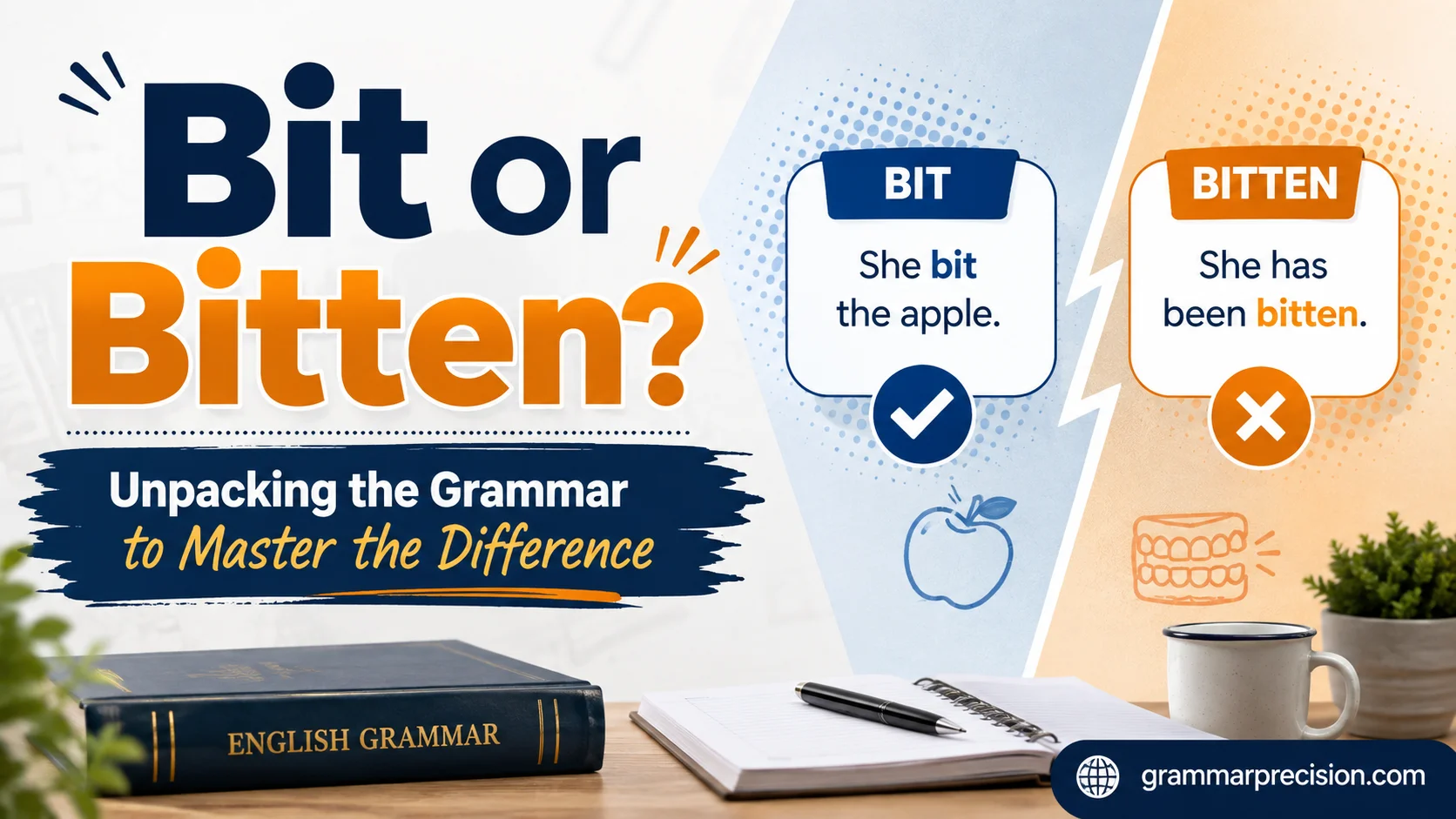 Bit or Bitten? Unpacking the Grammar to Master the Difference