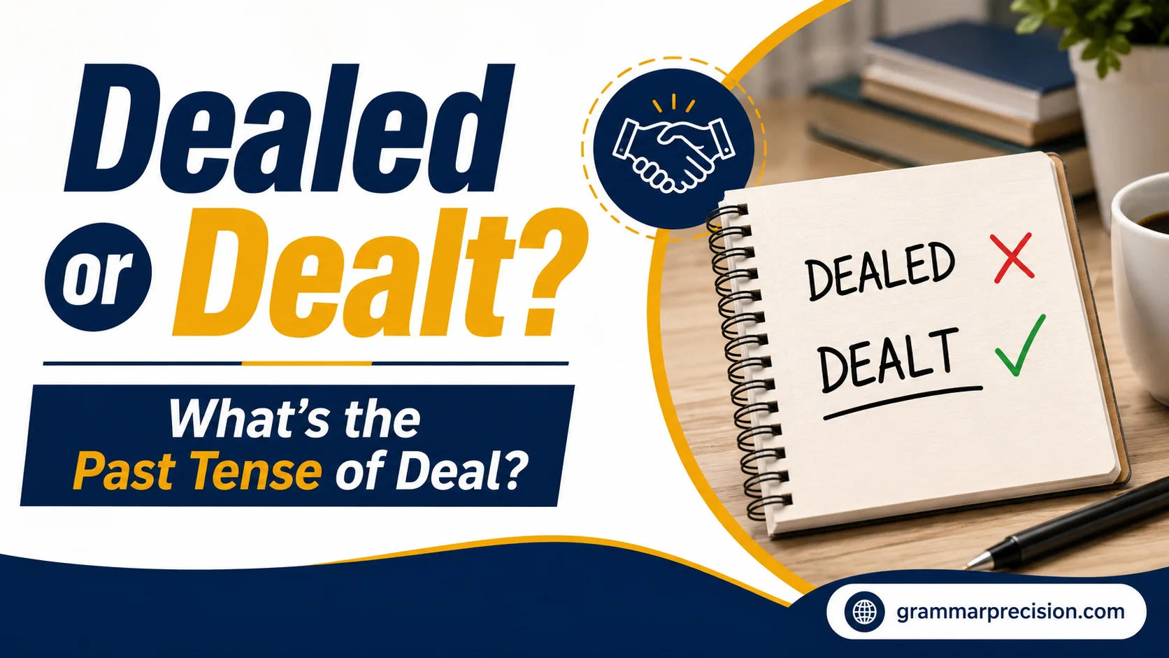 Dealed or Dealt? What’s the Past Tense of Deal?
