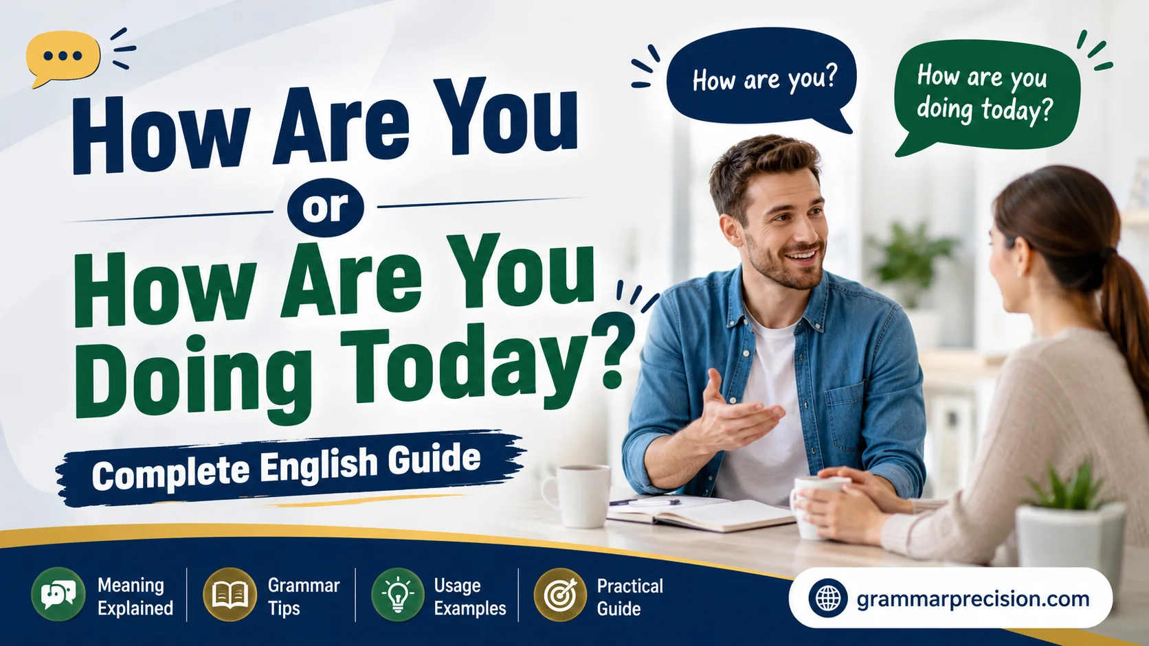 How Are You or How Are You Doing Today? Complete English Guide
