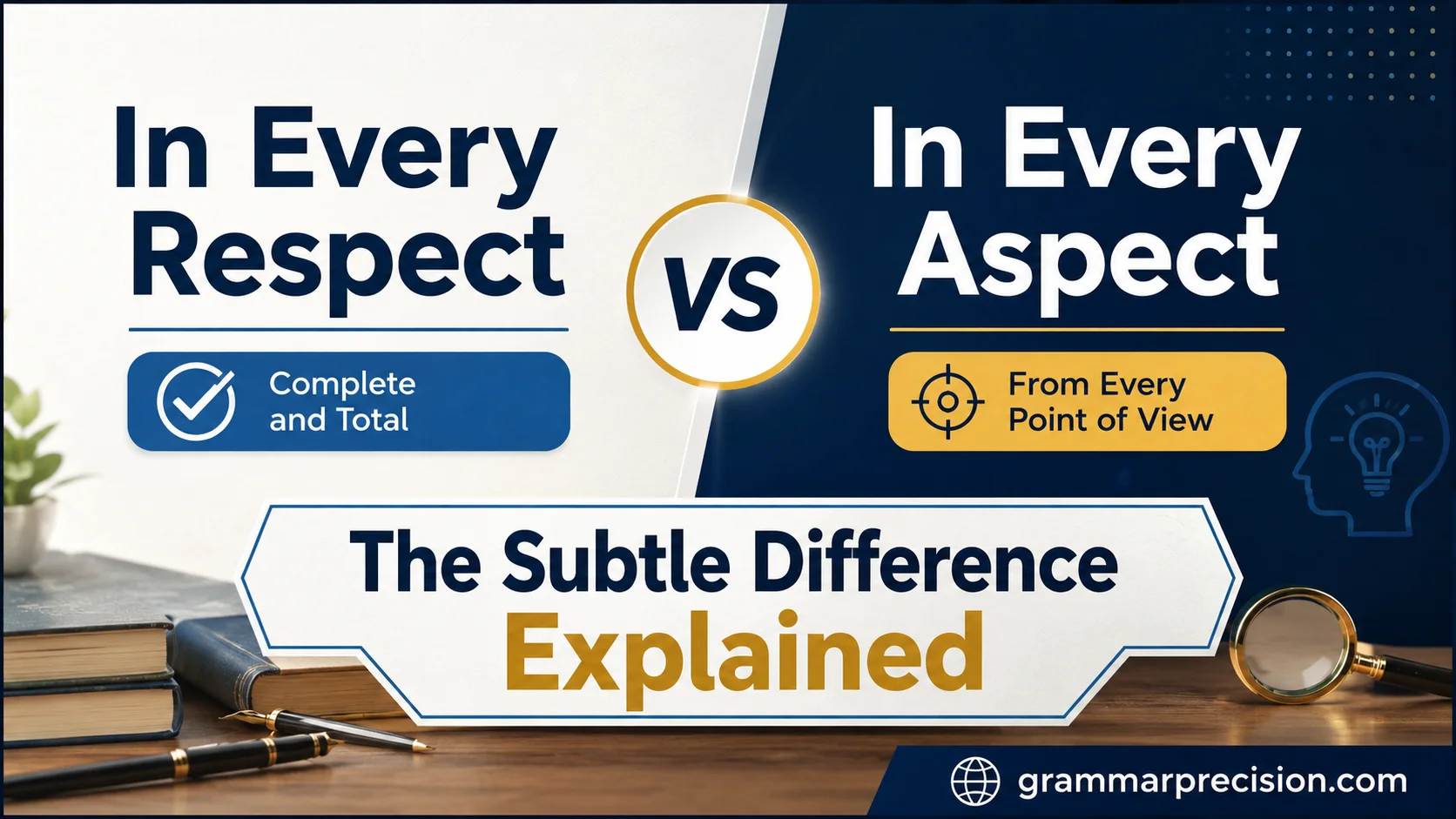 In Every Respect vs In Every Aspect: The Subtle Difference Explained