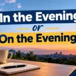 In the Evening or On the Evening