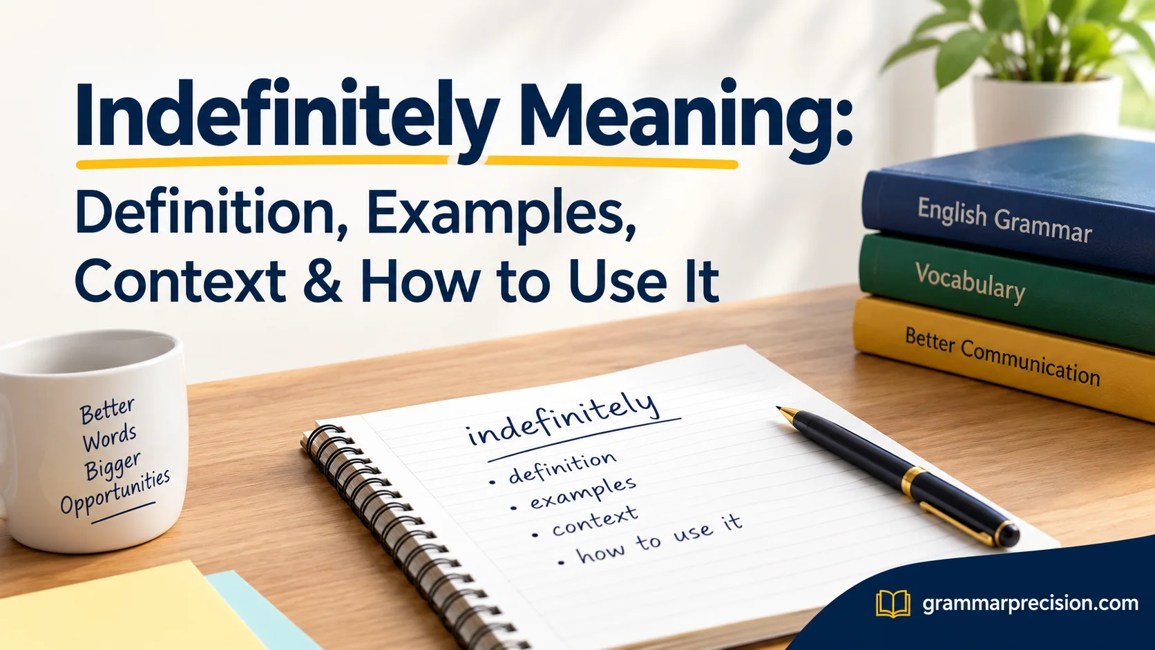 Indefinitely Meaning: Definition, Examples, Context & How to Use It