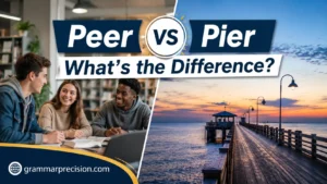Peer vs Pier: What’s the Difference?