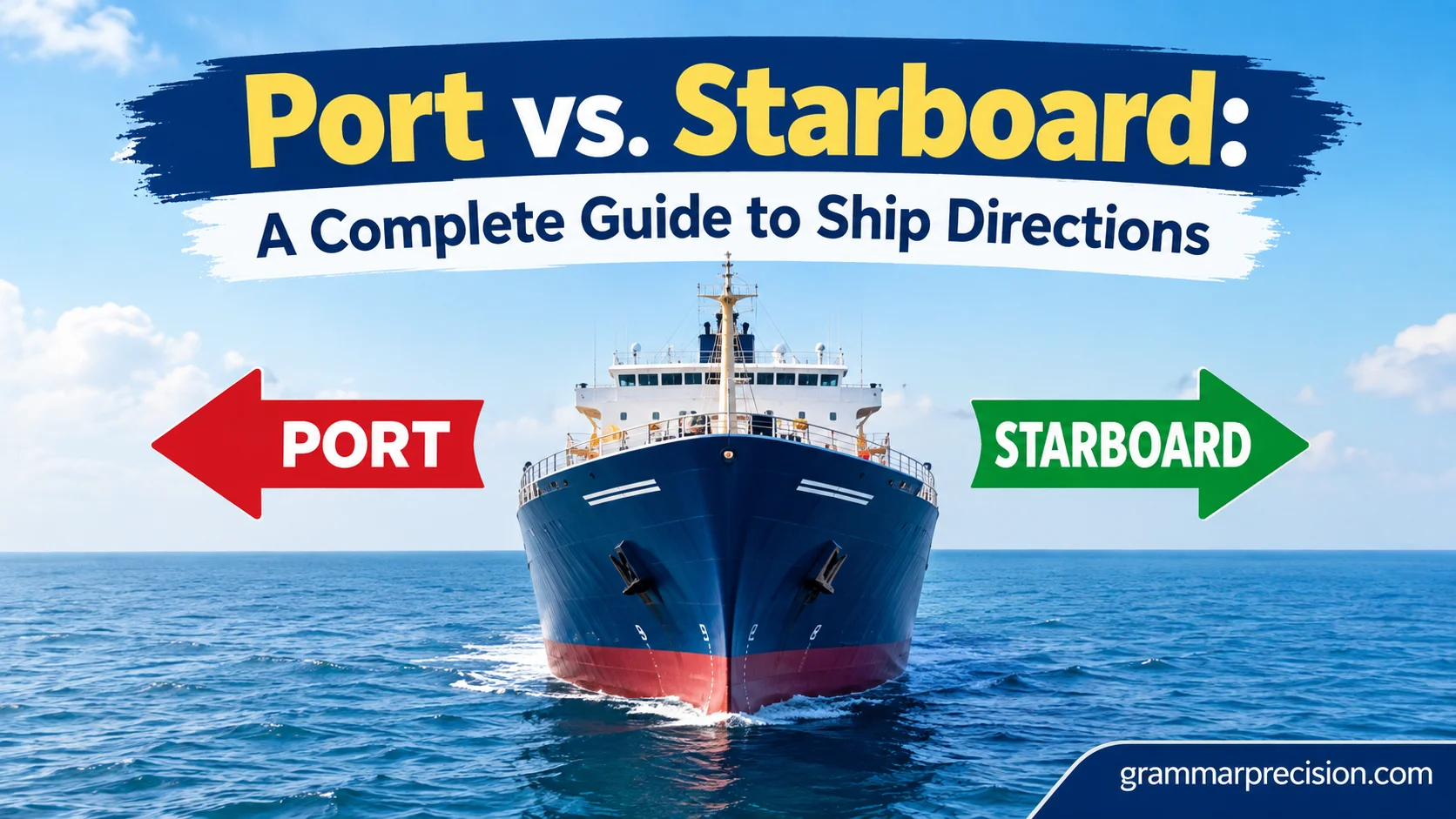 Port vs. Starboard: A Complete Guide to Ship Directions