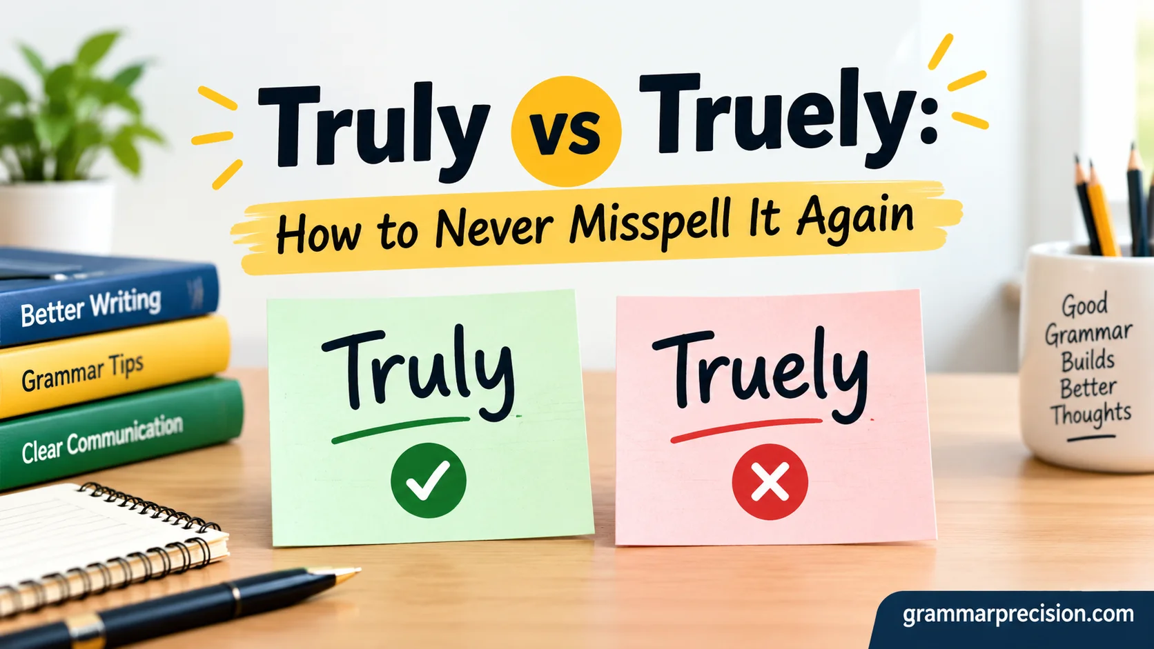 Truly vs Truely: How to Never Misspell It Again