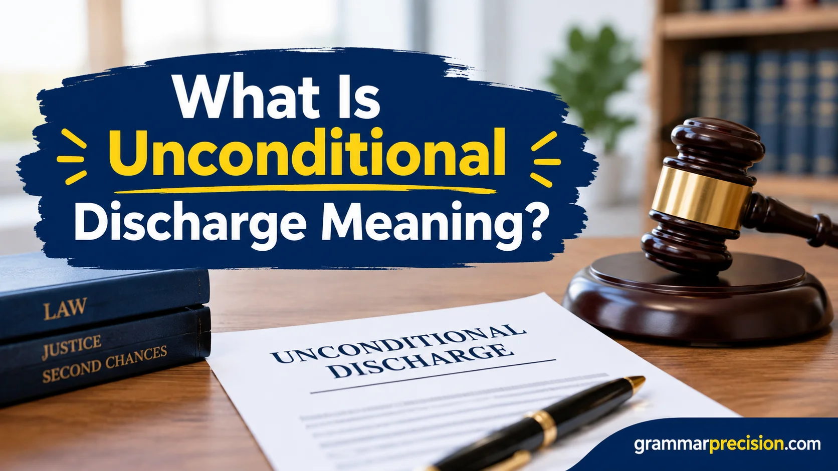 What Is Unconditional Discharge Meaning?