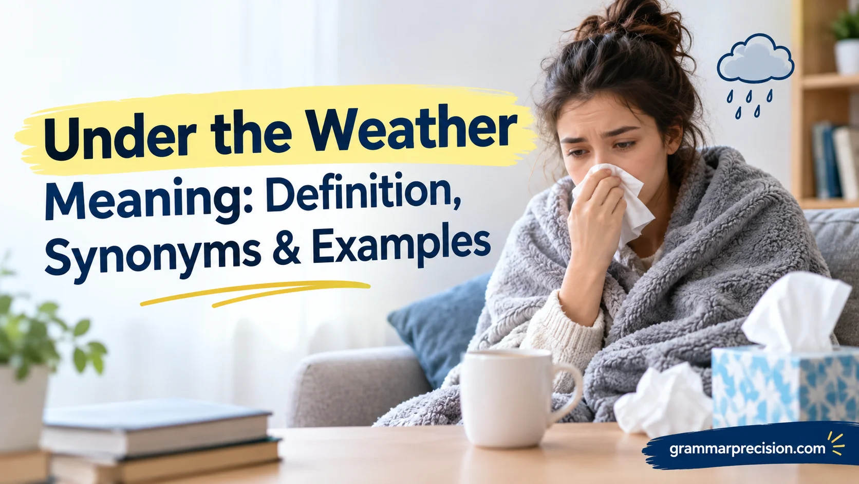 Under the Weather Meaning: Definition, Synonyms & Examples