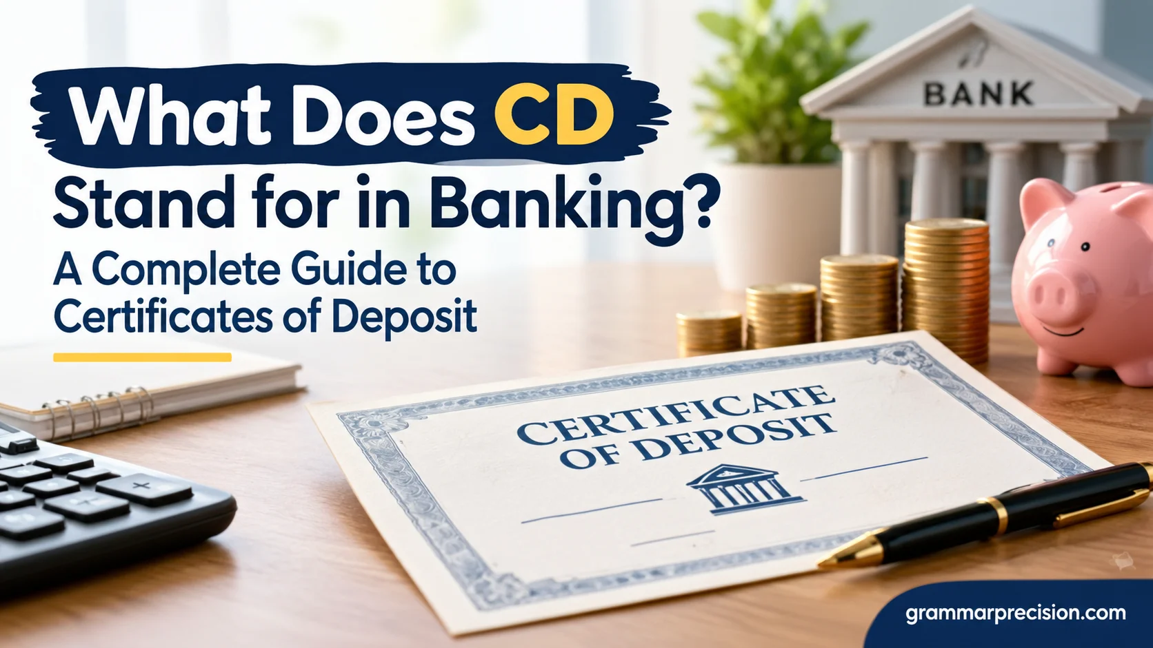 What Does CD Stand for in Banking