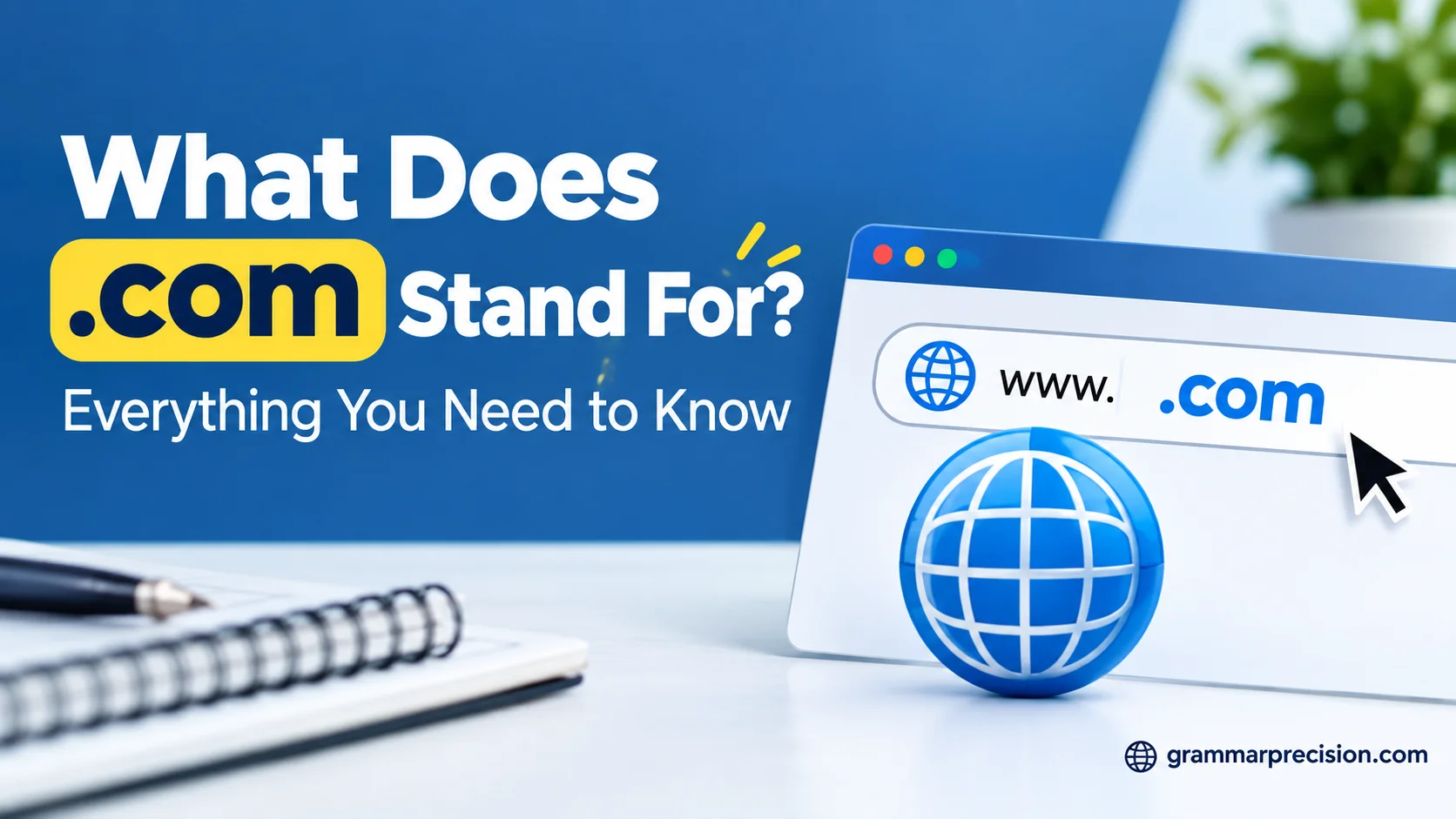 What Does .com Stand For? Everything You Need to Know