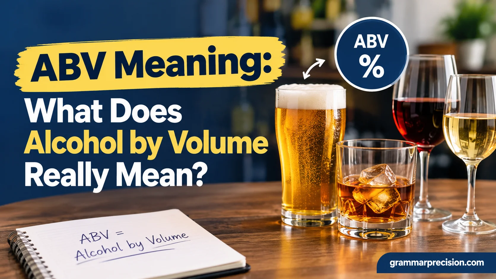 ABV Meaning: What Does Alcohol by Volume Really Mean?