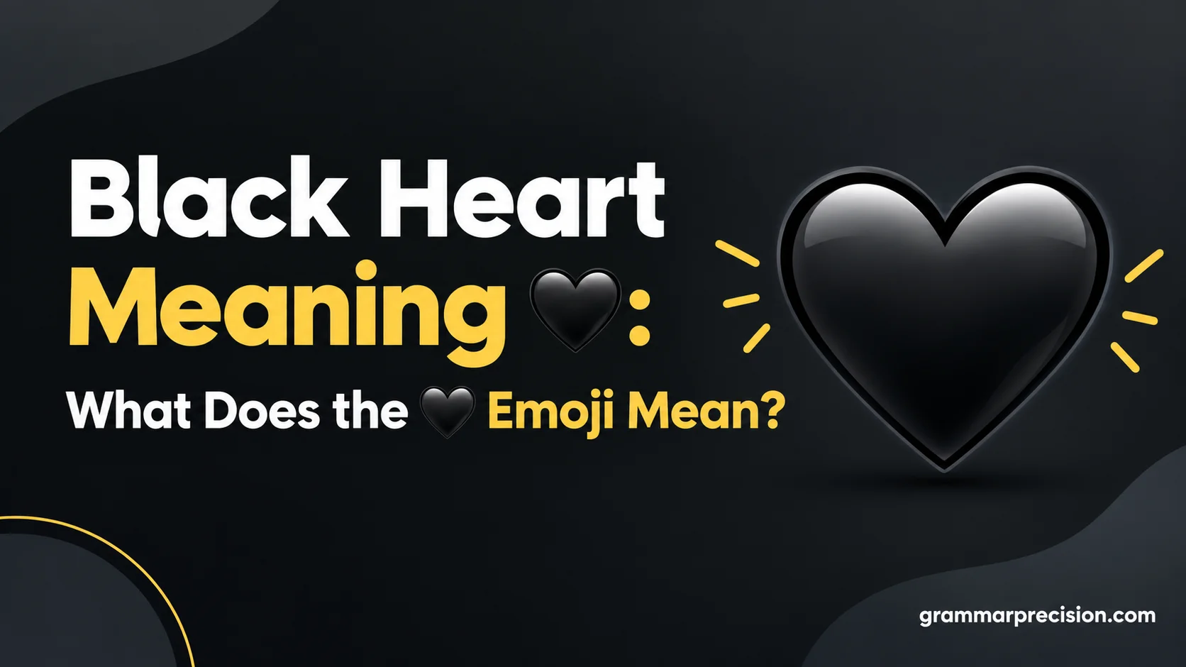 Black Heart Meaning 🖤: What Does the 🖤 Emoji Mean?