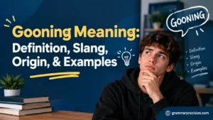 Gooning Meaning: Definition, Slang, Origin, & Examples