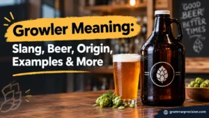 Growler Meaning: Slang, Beer, Origin, Examples & More