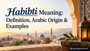 Habibti Meaning: Definition, Arabic Origin & Examples
