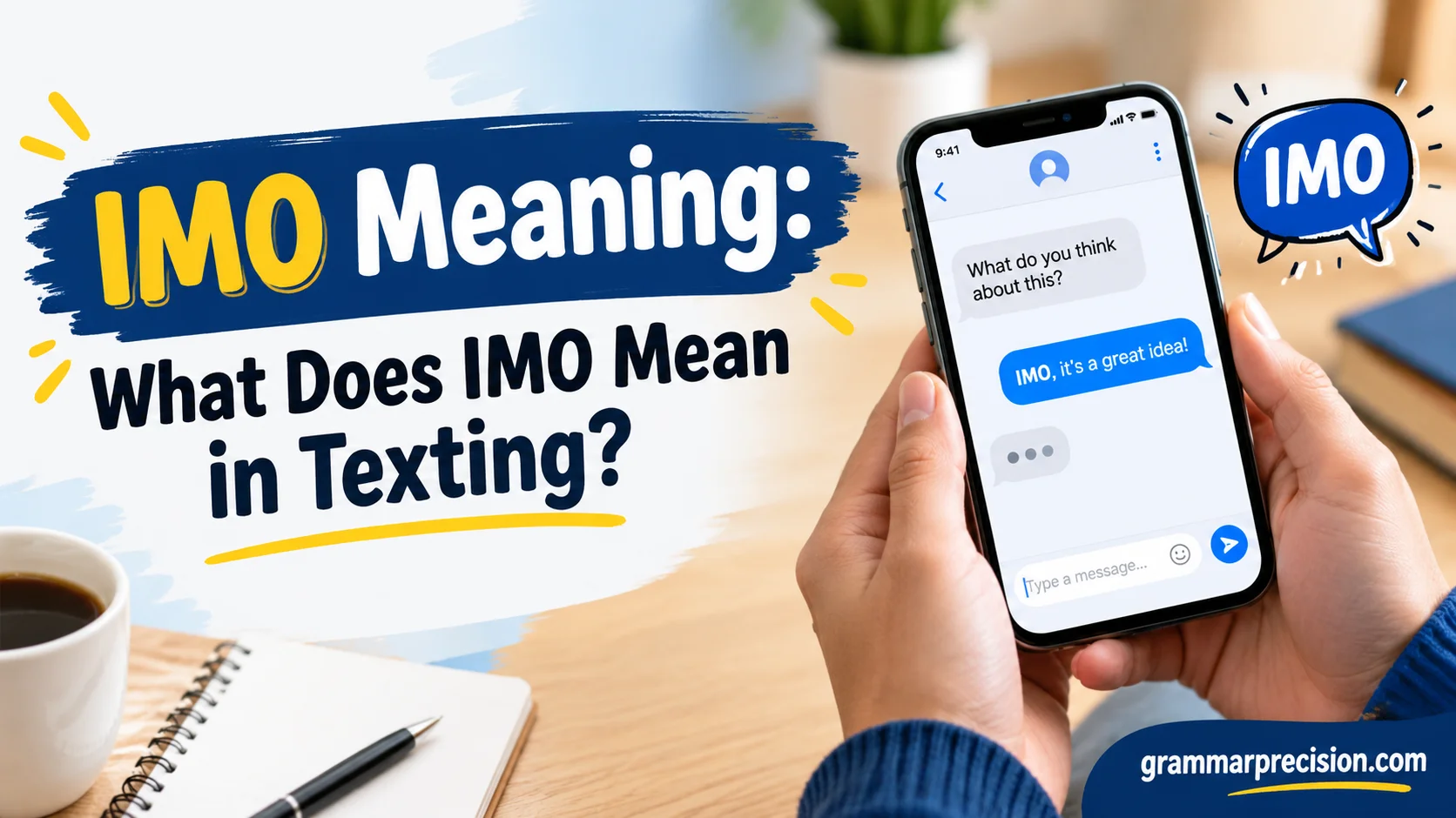 IMO Meaning: What Does IMO Mean in Texting?