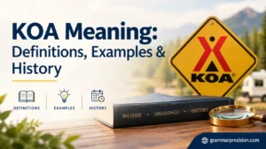 KOA Meaning: Definitions, Examples & History