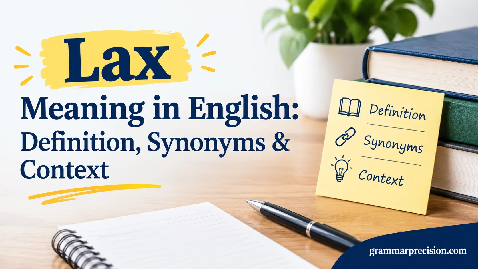 Lax Meaning in English: Definition, Synonyms & Context