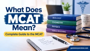 What Does MCAT Mean? Complete Guide to the MCAT