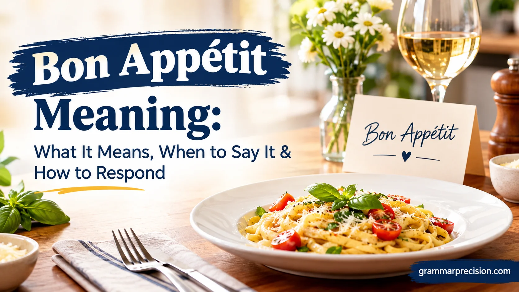Bon Appétit Meaning: What It Means, When to Say It & How to Respond