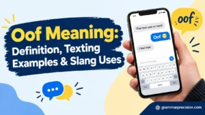Oof Meaning: Definition, Texting Examples & Slang Uses