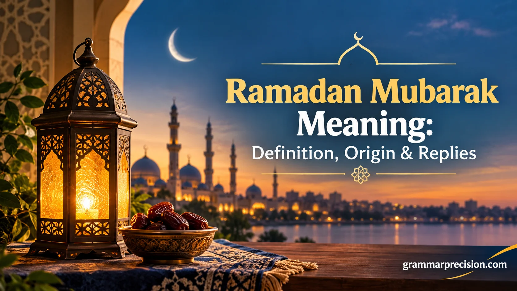 Ramadan Mubarak Meaning: Definition, Origin & Replies