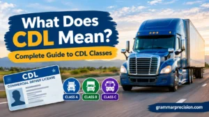 What Does CDL Mean? Complete Guide to CDL Classes
